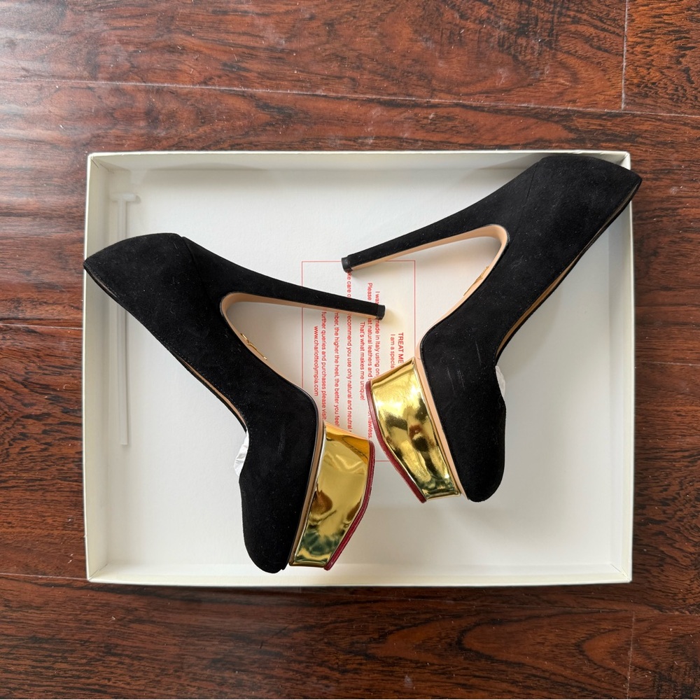 Charlotte Olympia Dolly Heels (Size 35 Black) - Picture 2 of 9